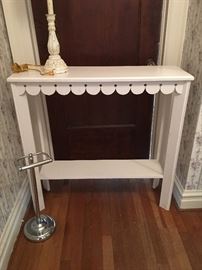 Handmade long skinny tall table