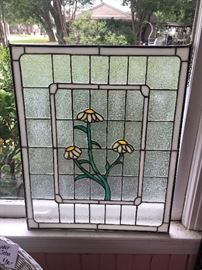 Daisy stained glass