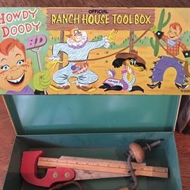 Howdy Doody Ranch  House Tool Box.! 