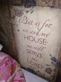 "But as for me and my house, we will serve the Lord."  Joshua 24:15