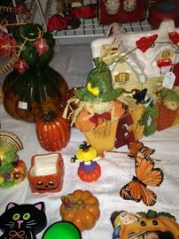 All sorts of fall decorations