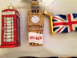 Iconic Christmas ornaments from England