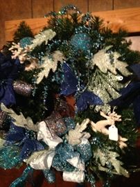 Wreath for blue decorating