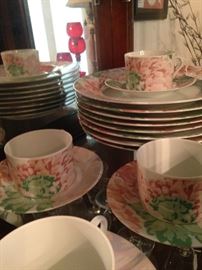 Cups, saucers, and plates by Limoges