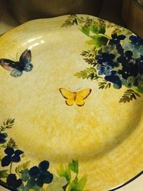 Melamine  "Butterfly Floral" from Pier 1 