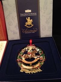 2003 White House Historical Association Christmas Ornament