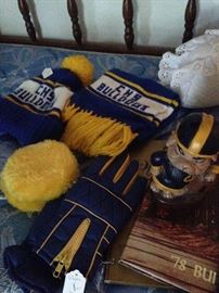 Chapel Hill caps, gloves, and earmuffs 