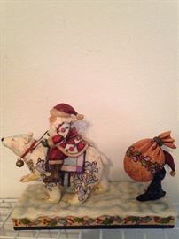 Jim Shore - Santa on a polar bear