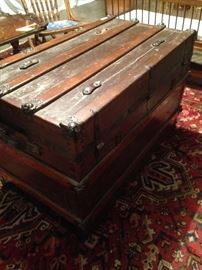 Fabulous antique trunk