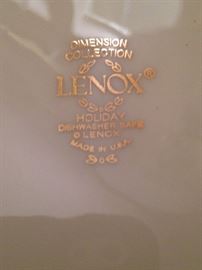 Lovely Lenox "Holiday" Christmas dishes - made in the USA