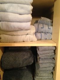 Blue towels