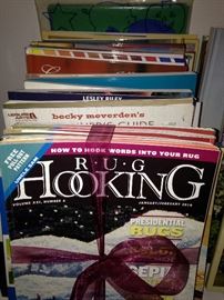 Rug hooking and other craft magazines
