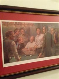 "Callin' the Blue" by Andy Thomas (Republican Presidents playing pool)