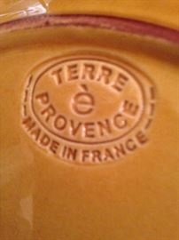 Made in France - Terre Provence dishes