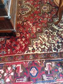 Fine antique rug - 7 feet 3 inches x 10  feet 6 inches