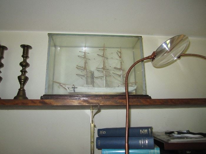 Scale wooden ship