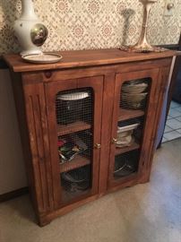 vintage cabinet/pie safe