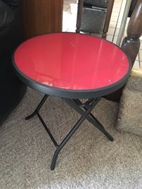 Retro RED folding tables, 2