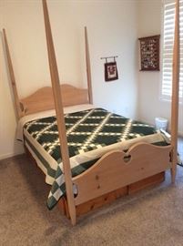 4 post full sized bed