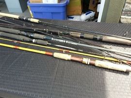 5 Fishing poles