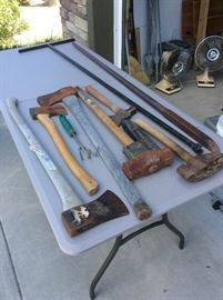 Axes and hammers