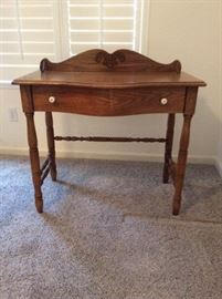 Small oak desk