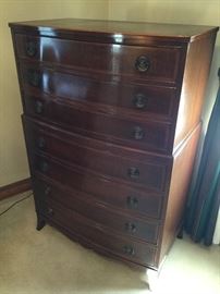  Vintage Mahogany Chest of Drawers by RWAY	 http://www.ctonlineauctions.com/detail.asp?id=737137