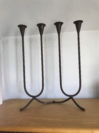 mid century candlesticks