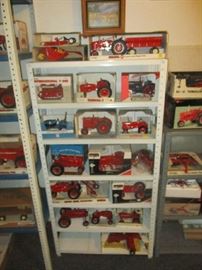 Die-cast toy tractors