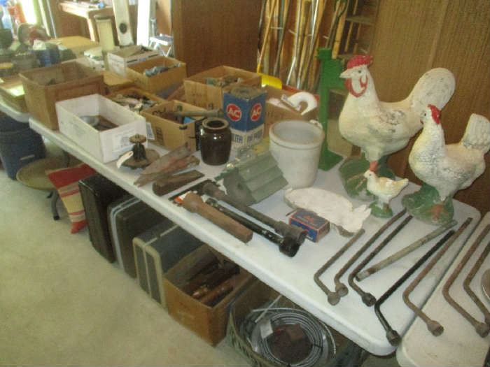 Miscellaneous Garage items and tools and auto parts