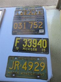 Michigan license plates