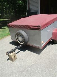Utility trailer with cover
