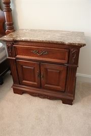 side table with granite top (1 of 2)