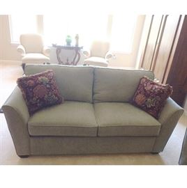 La-Z-Boy 'Amy Premier' Loveseat, Platinum Grey. 