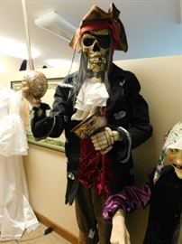 Dead Pirate Halloween Prop