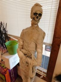 Mummy Halloween prop