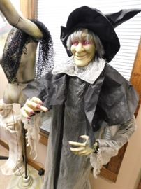 Witch Halloween prop