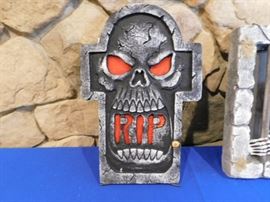 Halloween tombstones