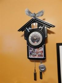Harley Davidson Coocoo Clock 
