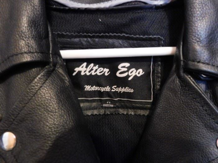 Alter Ego riding leather jacket women's sz M