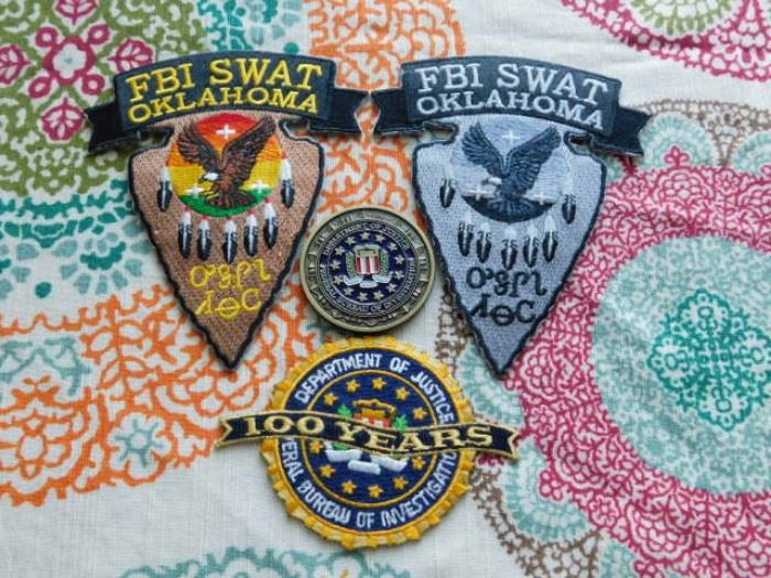 FBI SWAT and 100 year Anniversary Patches 