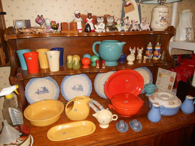 Vintage Fiesta and salt and pepper collection