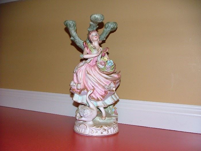 Beautiful candelabra figurine. 
