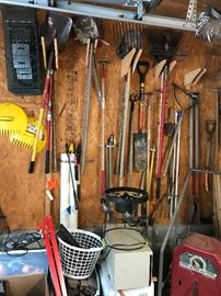 Misc. garden tools.