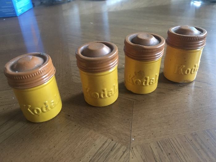 Vintage Kodak film canisters 
