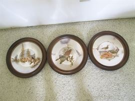 Reed & Barton Damascene Silver Plates Audubon Collection