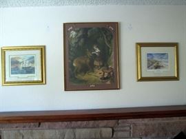 Phillip Gray (Signed) "A New Begining" & "Thinking of You" (Middle) Alfred  Lucas "The Pet"