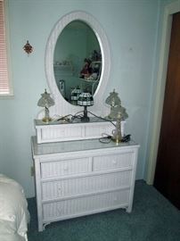 Henry Link Lexington Wicker Dress w/Mirror