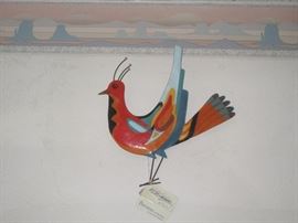 Bovano (Artist) Enamel Roadrunner  ca.2000