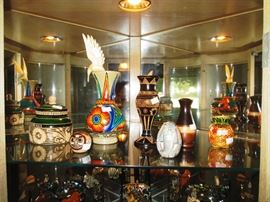 Vases-Bowl-Pineapple-Painted Elephant Egg Shape--Other Stuff